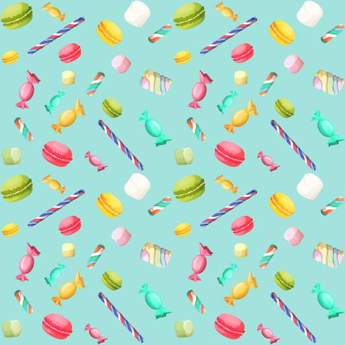 Candy naadloze patroon vector