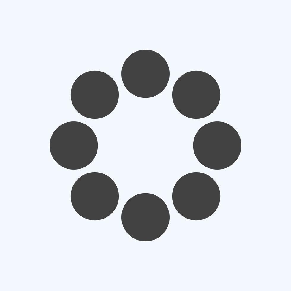 pictogram groepswerk - glyph-stijl - eenvoudige illustratie, bewerkbare lijn vector
