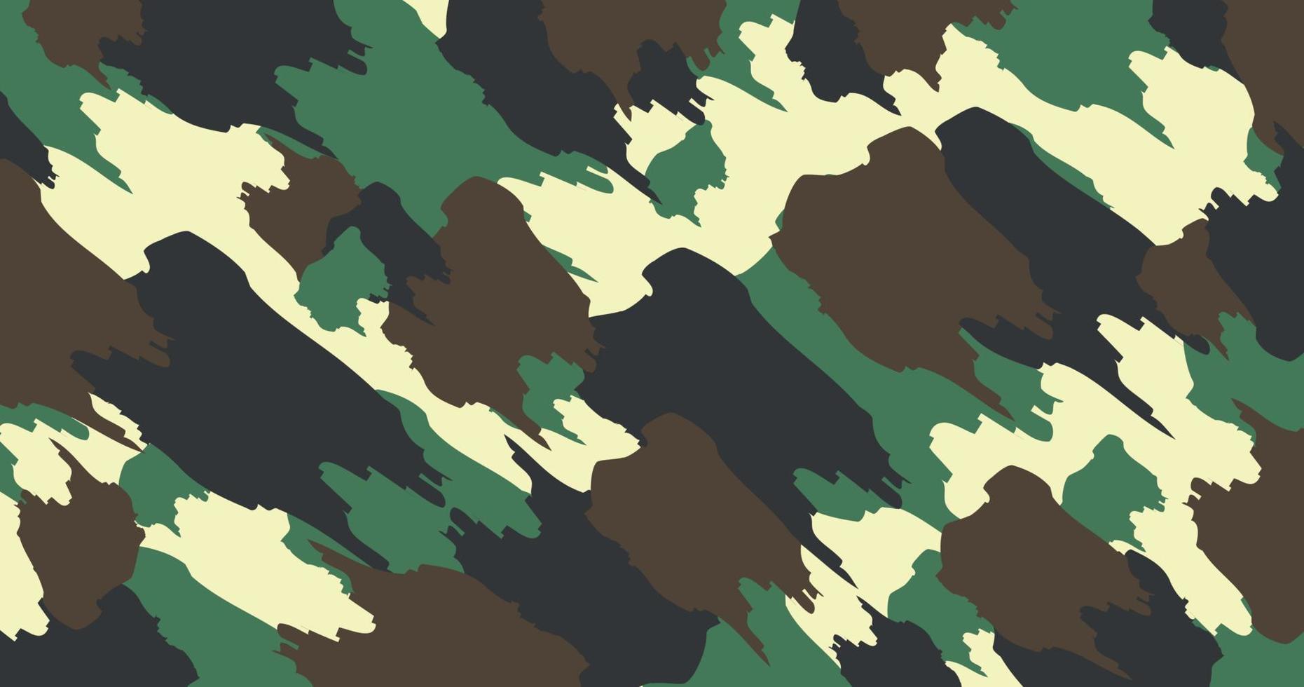 abstract jungle bos groen bos camouflage patroon militair breed landschap achtergrond geschikt voor print kleding vector