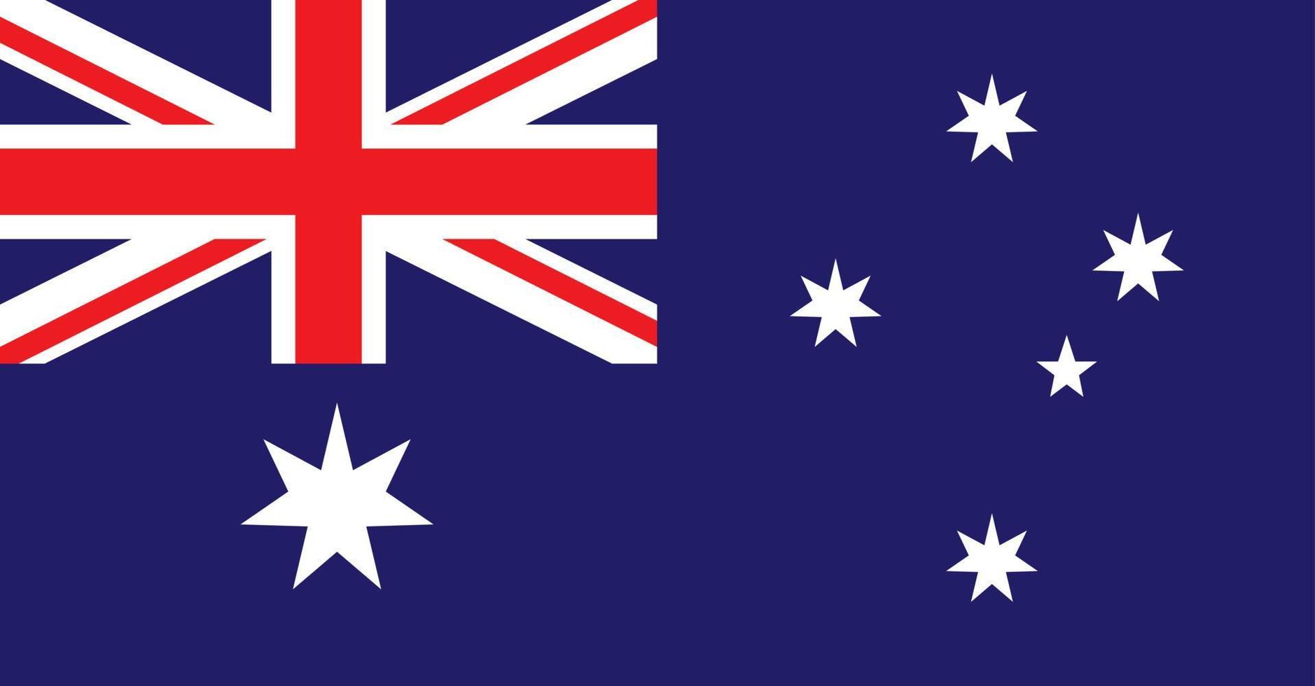 vlag van australië vector