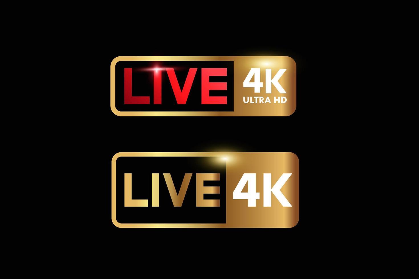 live video ultra hd 4k pictogram teken symbolen vector