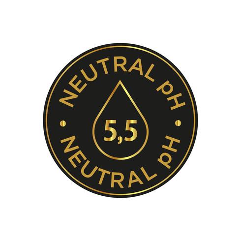 Neutraal pH-pictogram vector