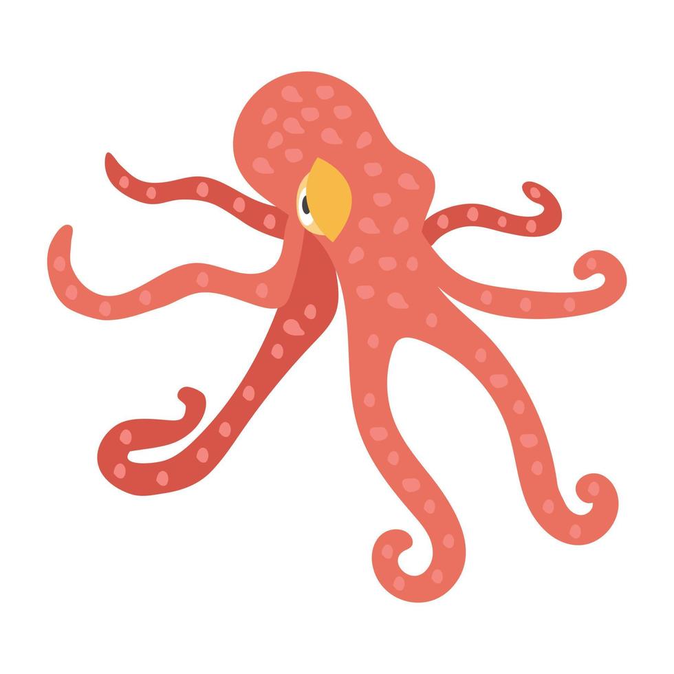 trendy octopusconcepten vector