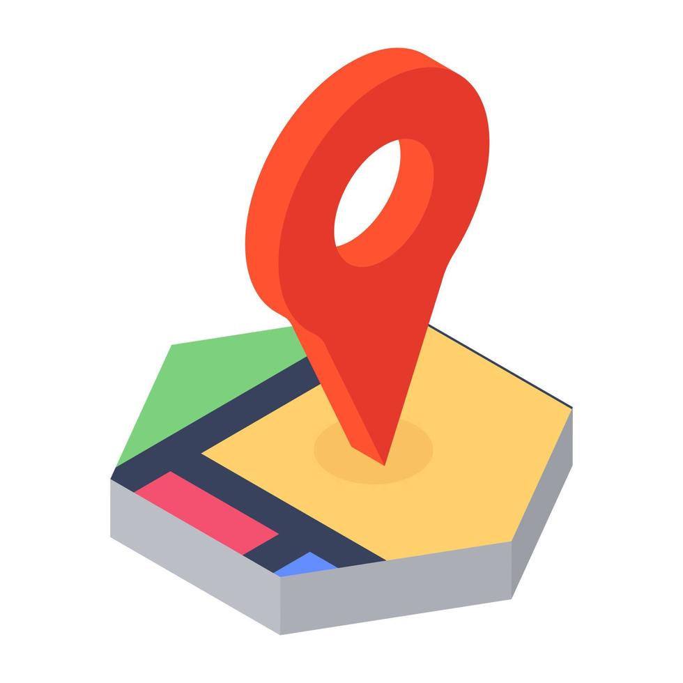 concepten voor locatietracking vector