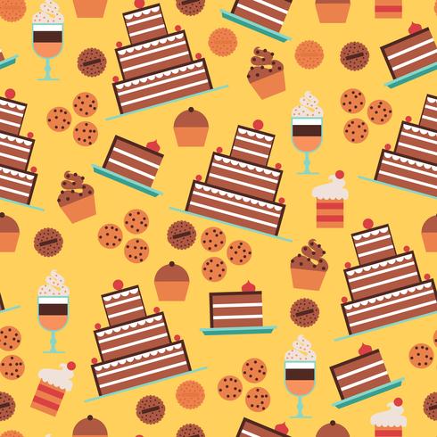 Confectionery Seamless Pattern vector