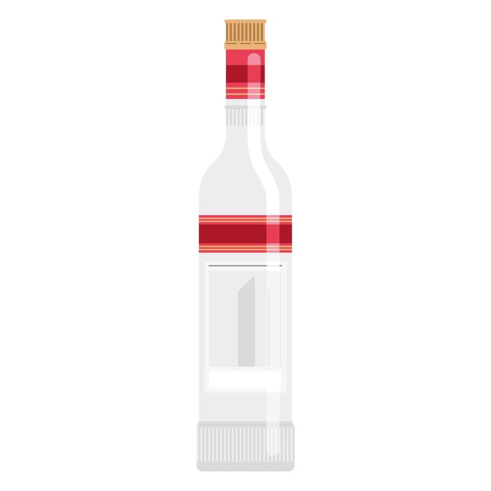 wodka russische drank vector