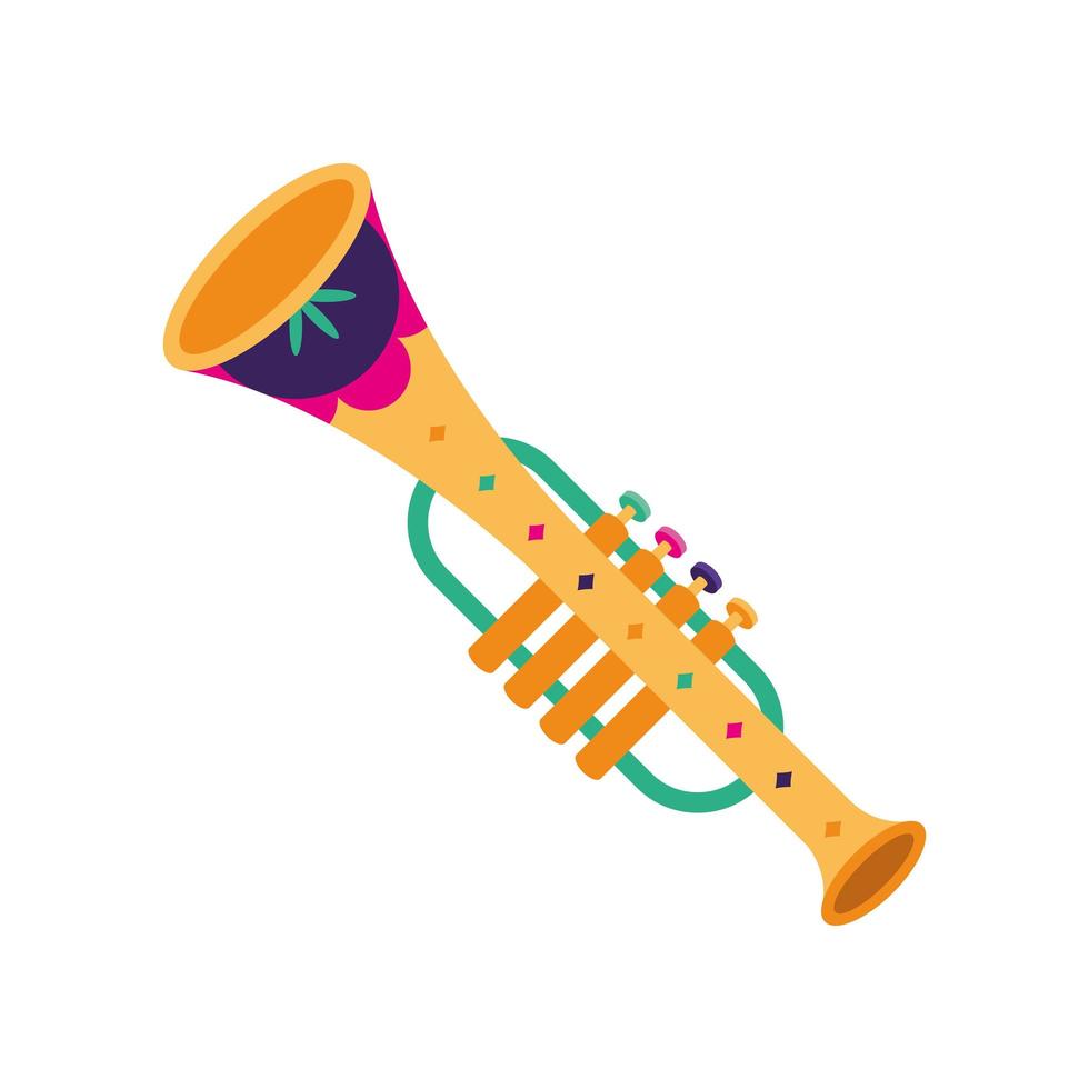 Mexicaanse Marichi-trompet vector