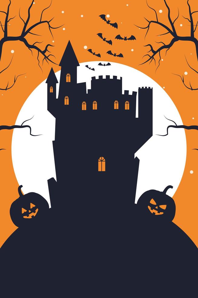 trick or treat happy halloween party vector