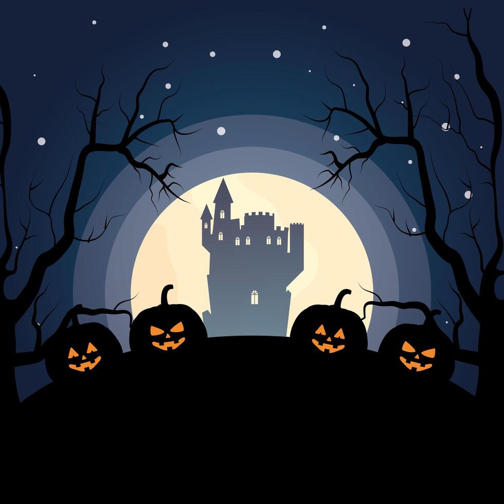 trick or treat happy halloween party vector