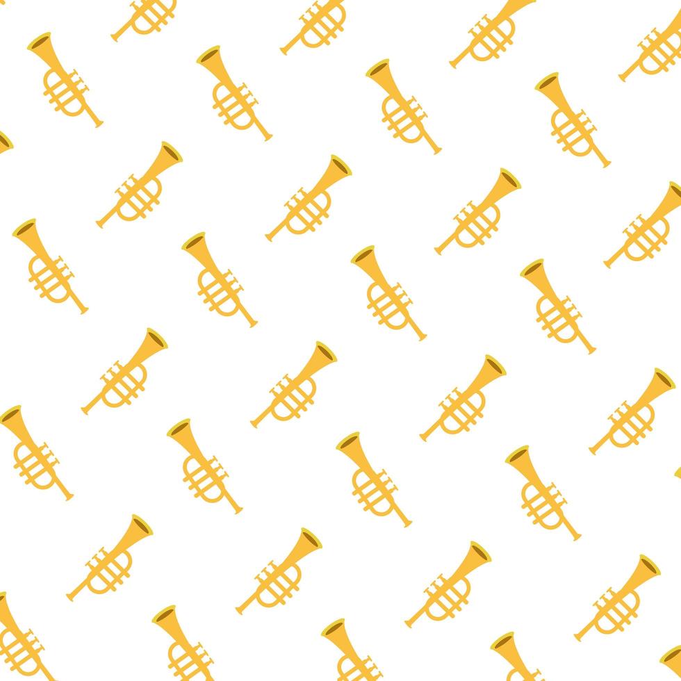 trompetten lucht instrumenten muzikaal patroon vector