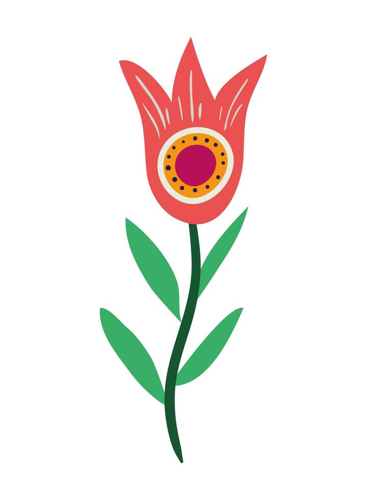 mooie bloementuin geïsoleerde pictogram vector