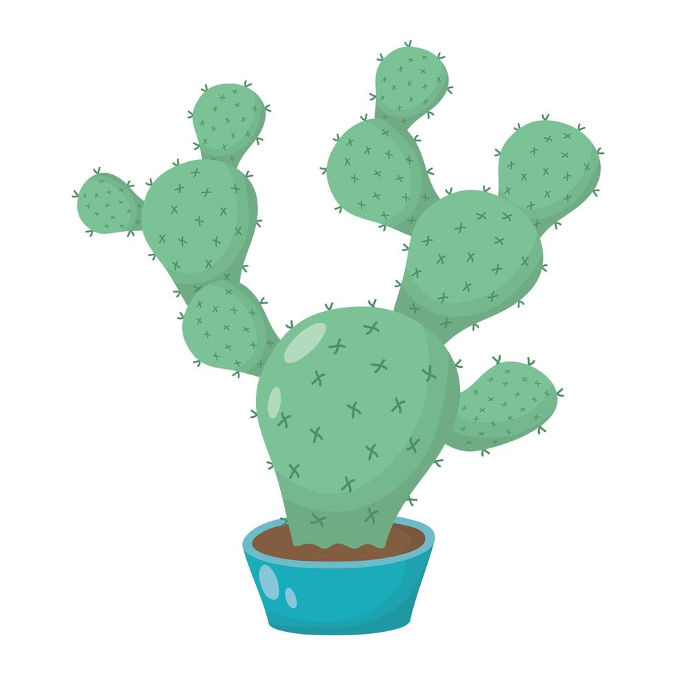 Cactus Mexicaanse plant geïsoleerde pictogram vector