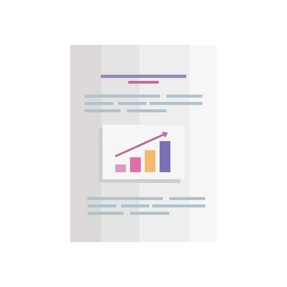 staafdiagram in document vector