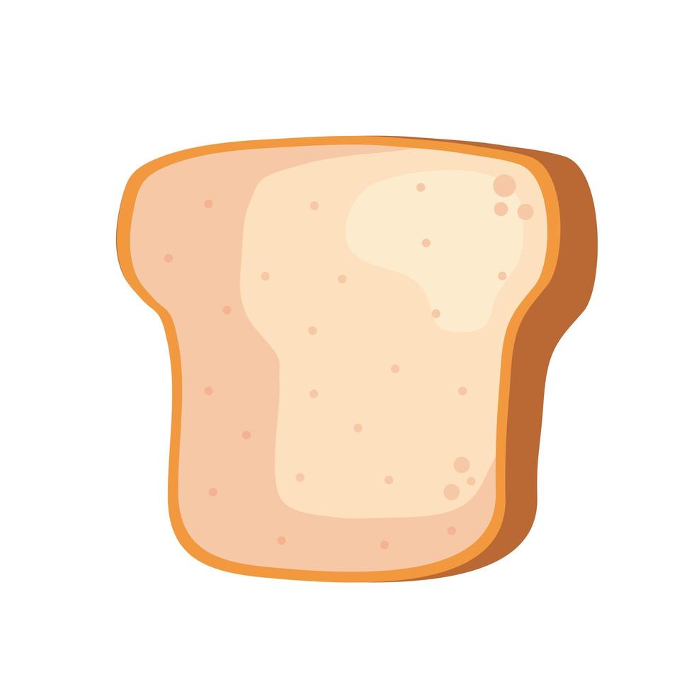 sneetje brood vector