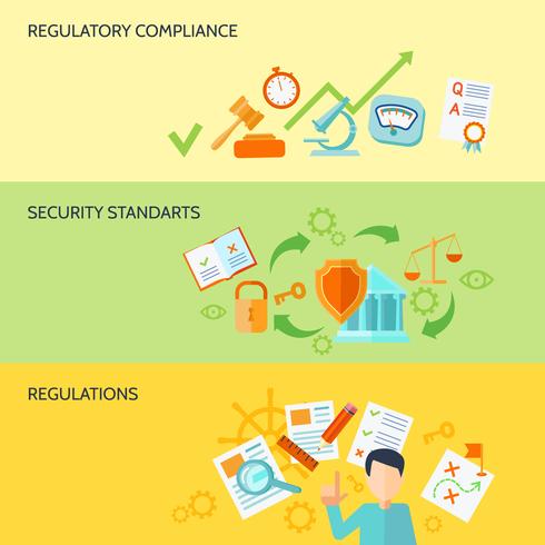 Compliance-bannerset vector