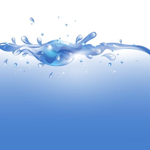 Water achtergrond illustratie vector