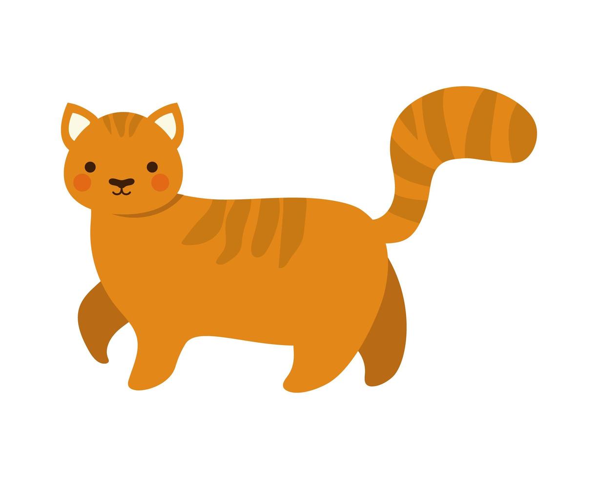 kleine kat huisdier vector