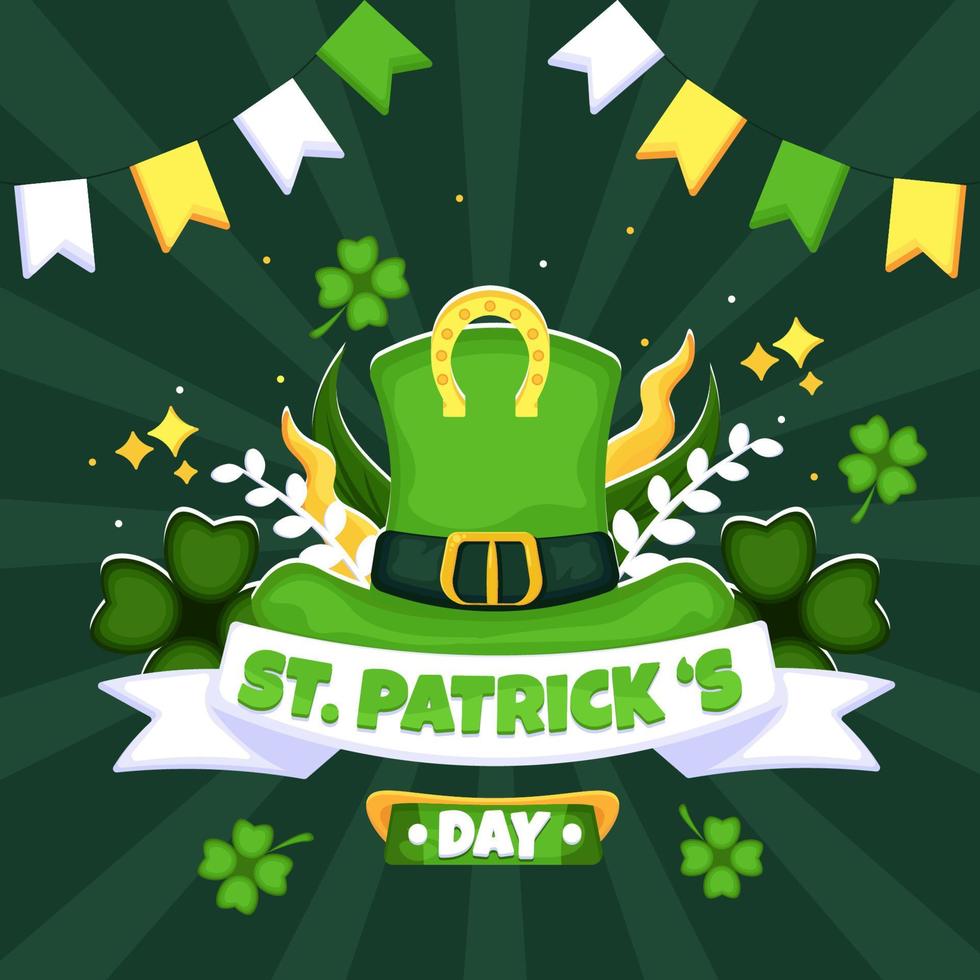 gelukkig st.patrick's day-concept vector