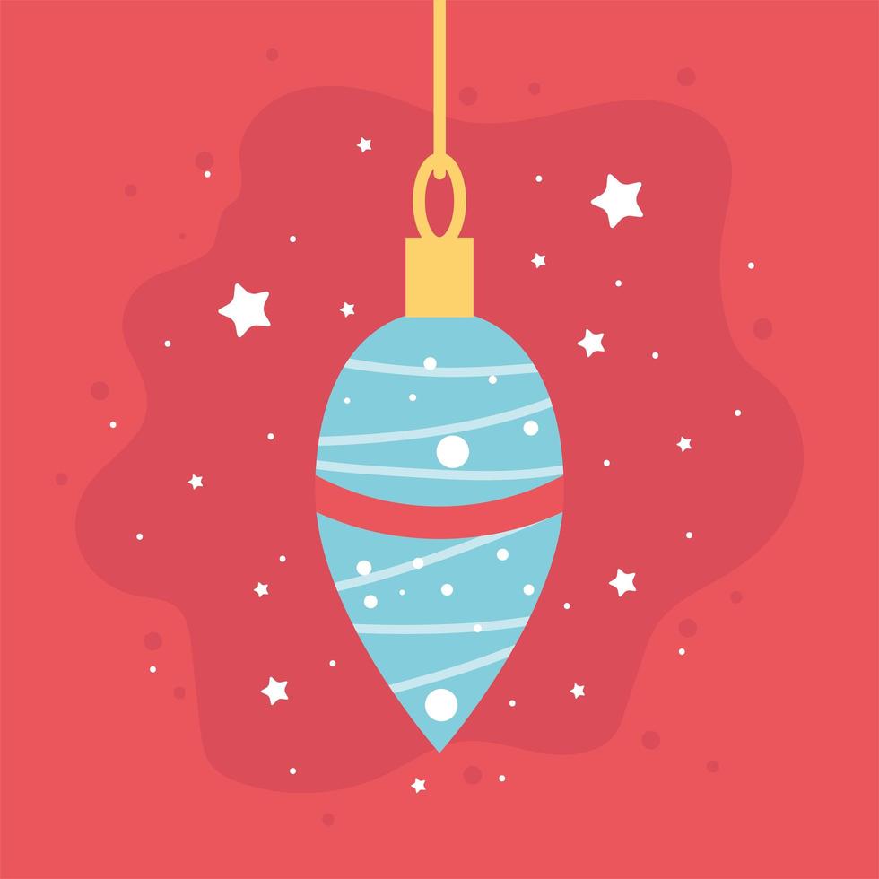 kerstbal ornament vector