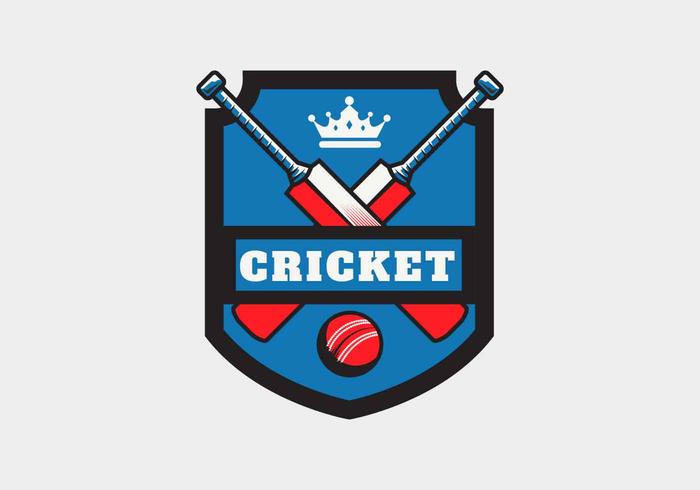 Cricket Logo Vector Illustratie