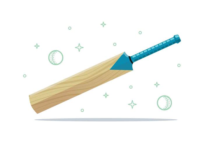 Cricket Bat vectorillustratie vector