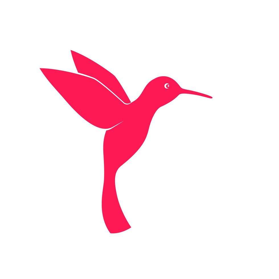 colibri, kolibrie, abstracte vectorillustratie vector