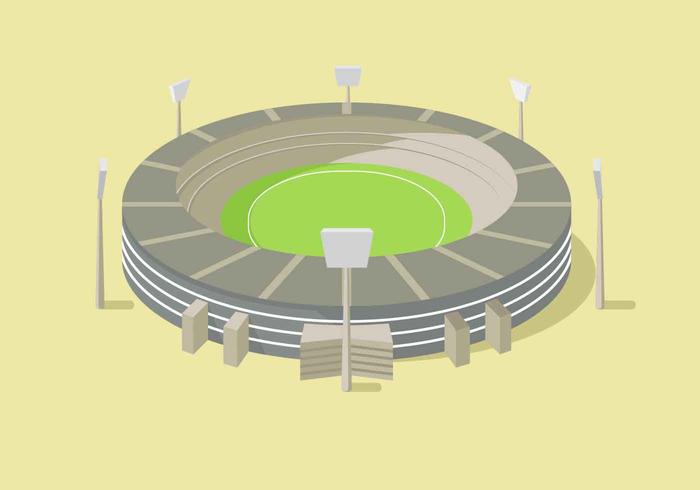 cricket stadion vector