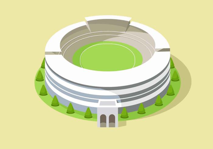 cricket stadion vector