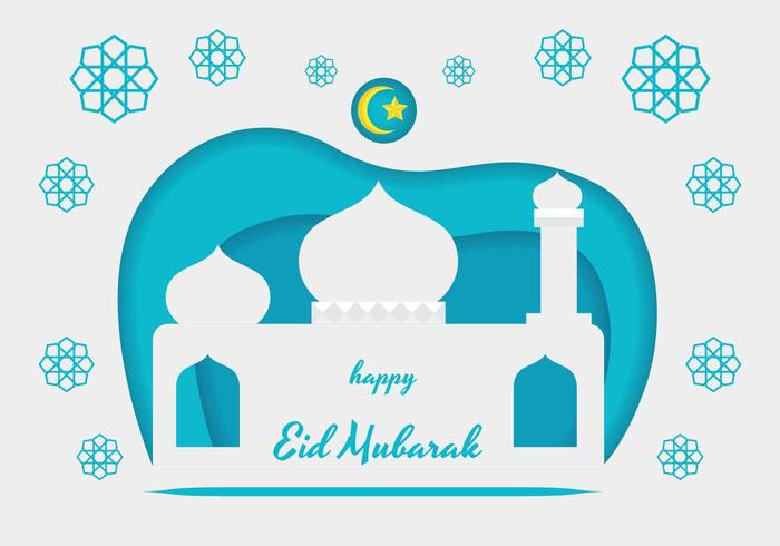 Eid Mubarak vectorillustratie vector