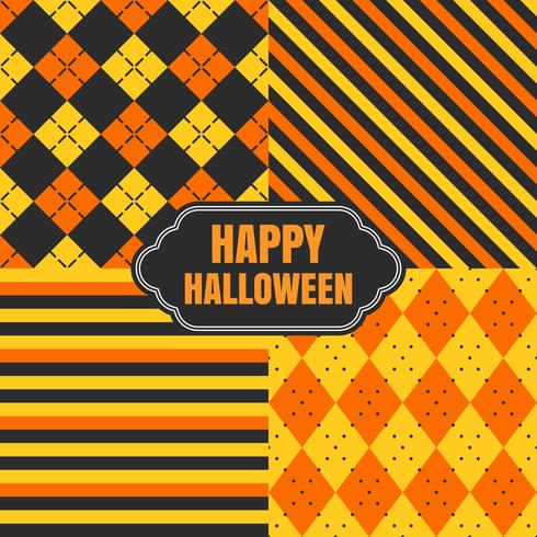 Halloween naadloze patroon achtergrond vector