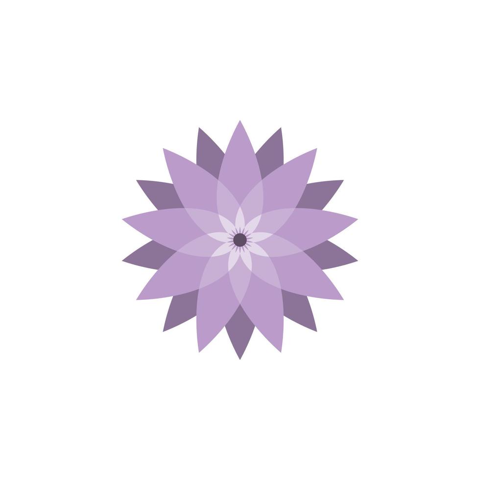 mooie bloem logo ontwerp vector