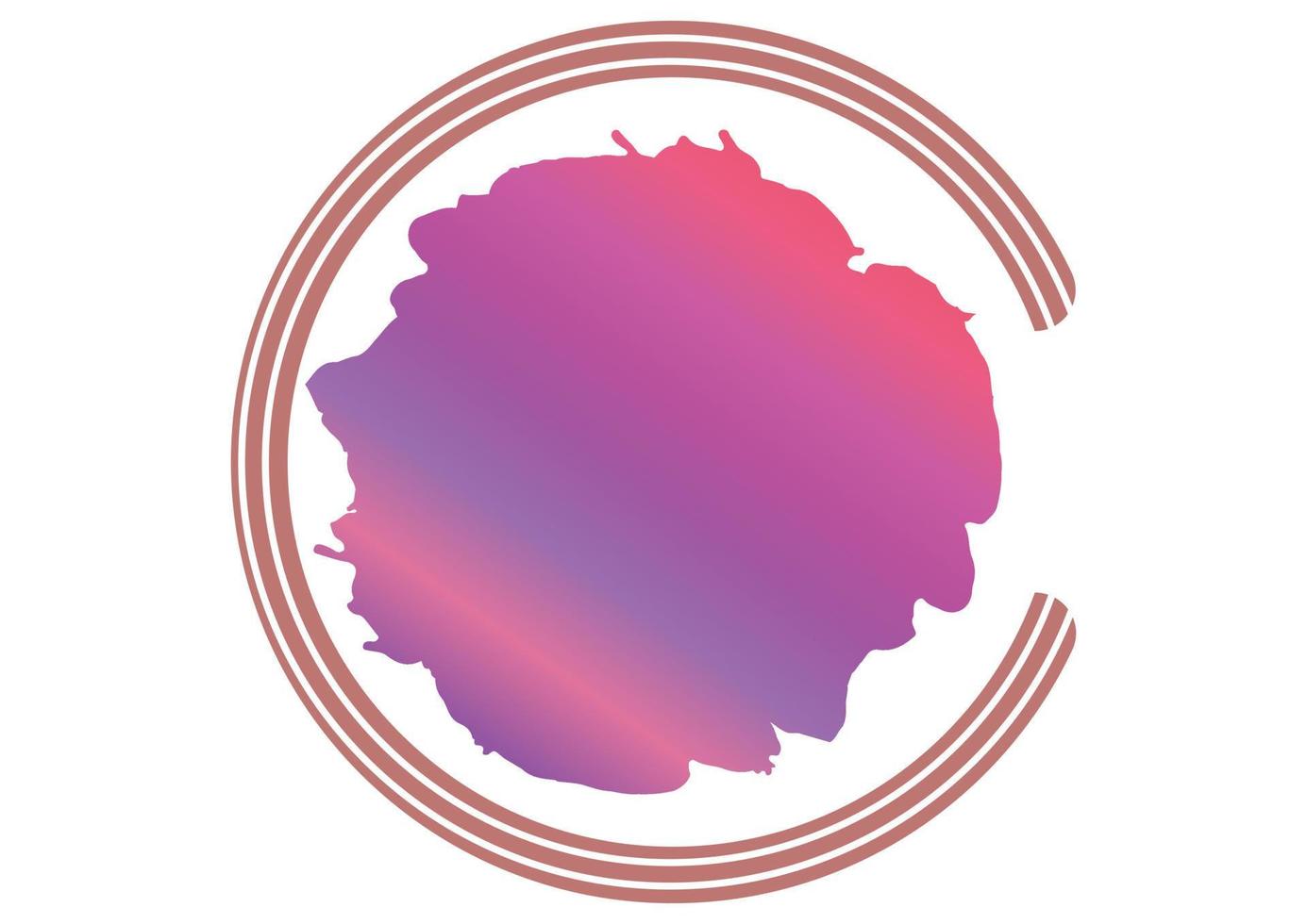 paarse kleurovergang logo sjabloon. logo vector