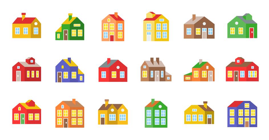 huis vector pictogram, platte ontwerp pixel perfect