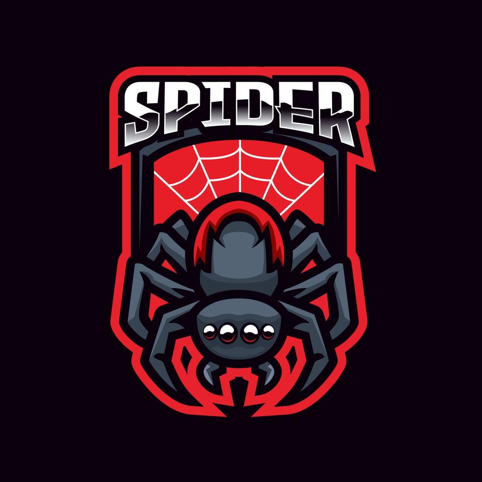 spider esport-logo vector