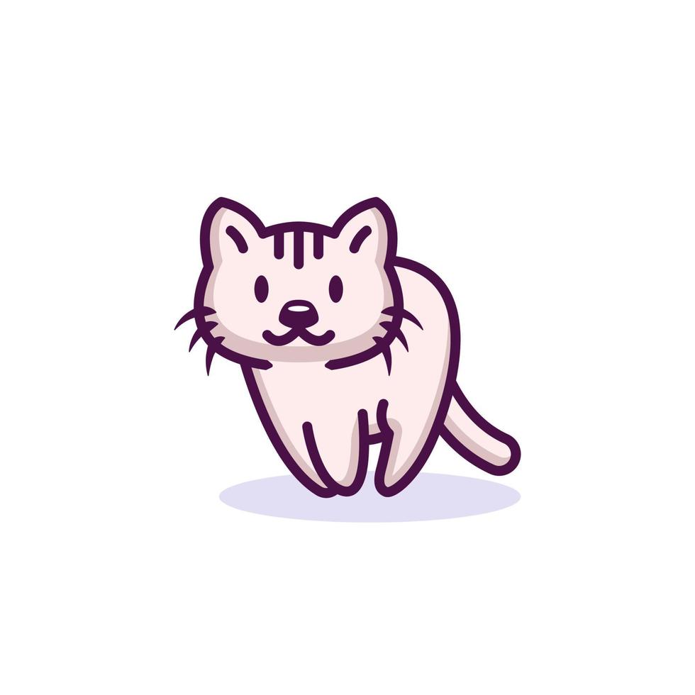 schattige kat illustratie vector