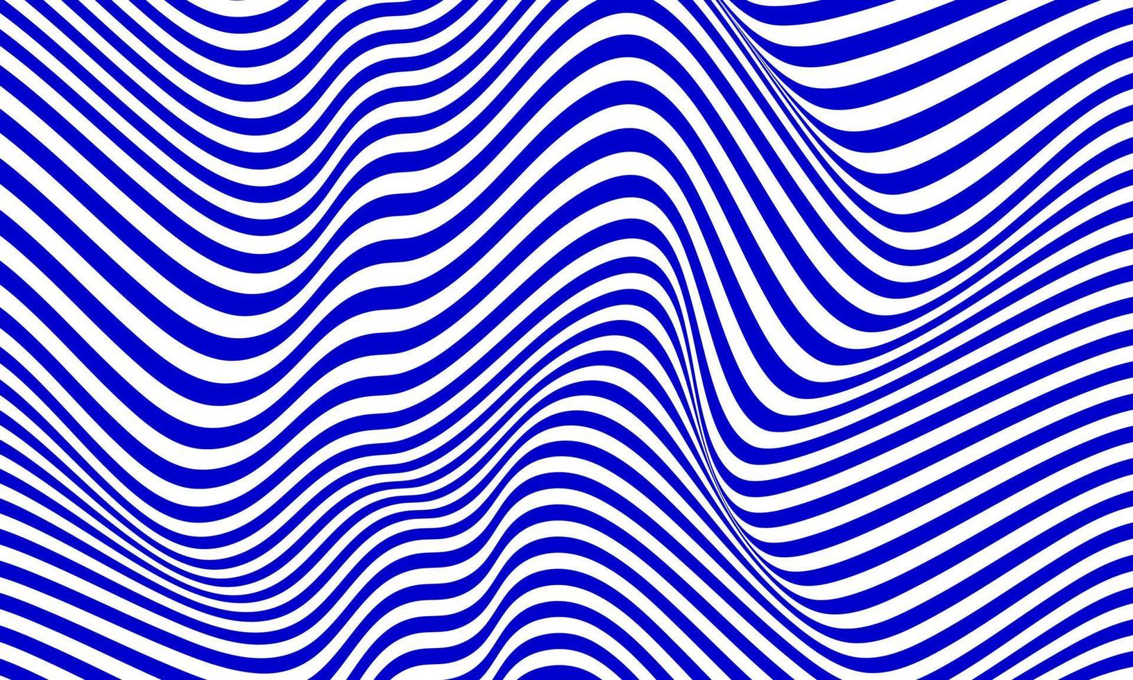 abstracte streepachtergrond in wit en blauw met golvend lijnenpatroon. vector