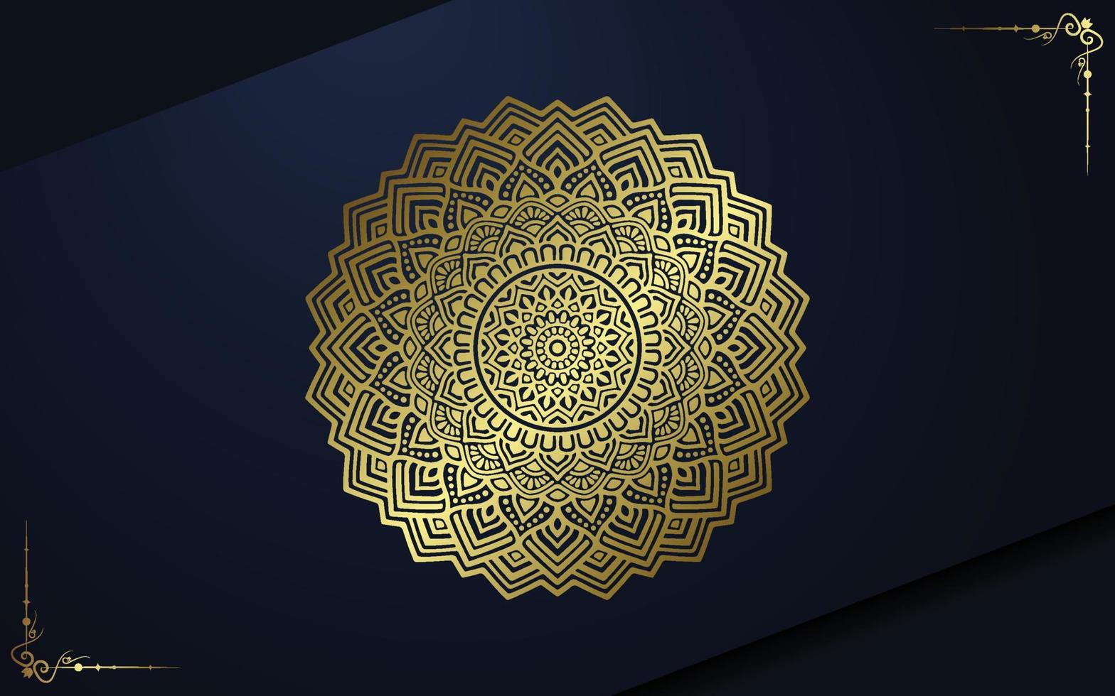 luxe sier mandala achtergrond met Arabische islamitische Oost-patroonstijl vector