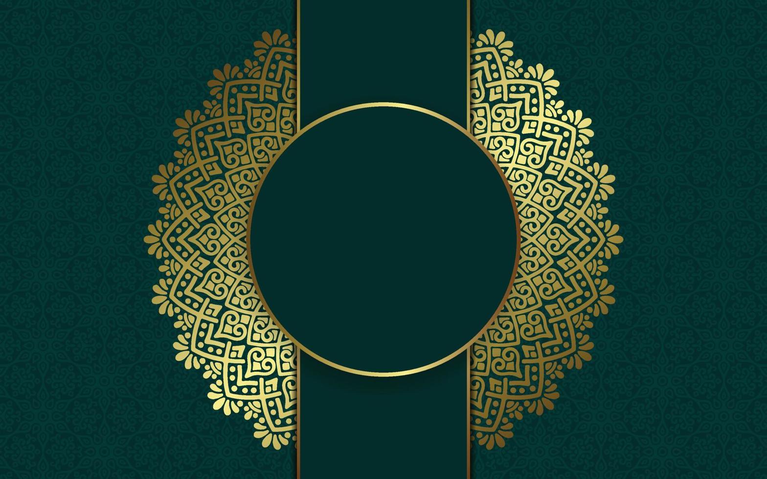 luxe sier mandala achtergrond met Arabische islamitische Oost-patroonstijl vector