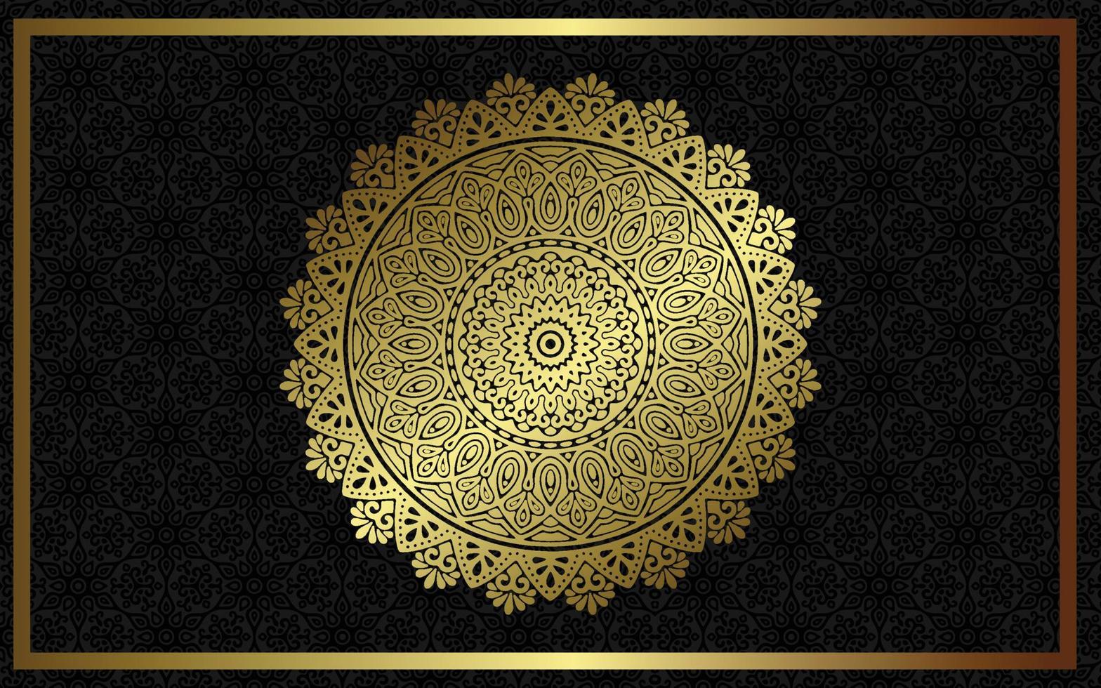 luxe sier mandala achtergrond met Arabische islamitische Oost-patroonstijl vector