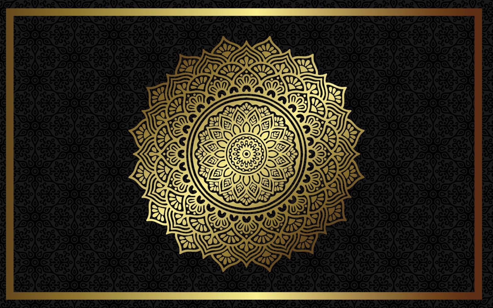 luxe sier mandala achtergrond met Arabische islamitische Oost-patroonstijl vector