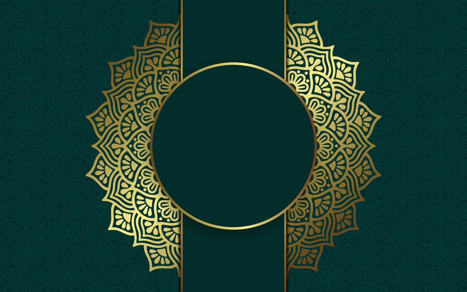 luxe sier mandala achtergrond met Arabische islamitische Oost-patroonstijl vector