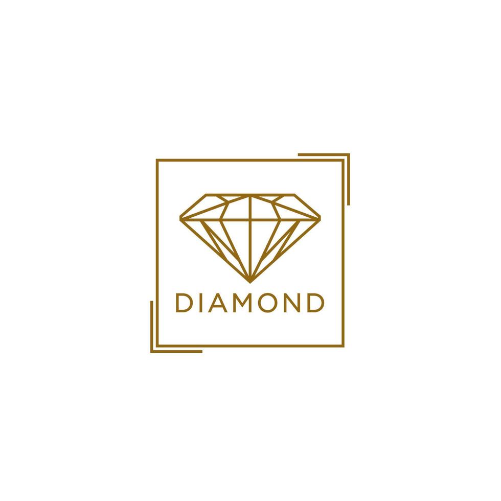 diamant logo sjabloon, vector, pictogram op witte achtergrond vector