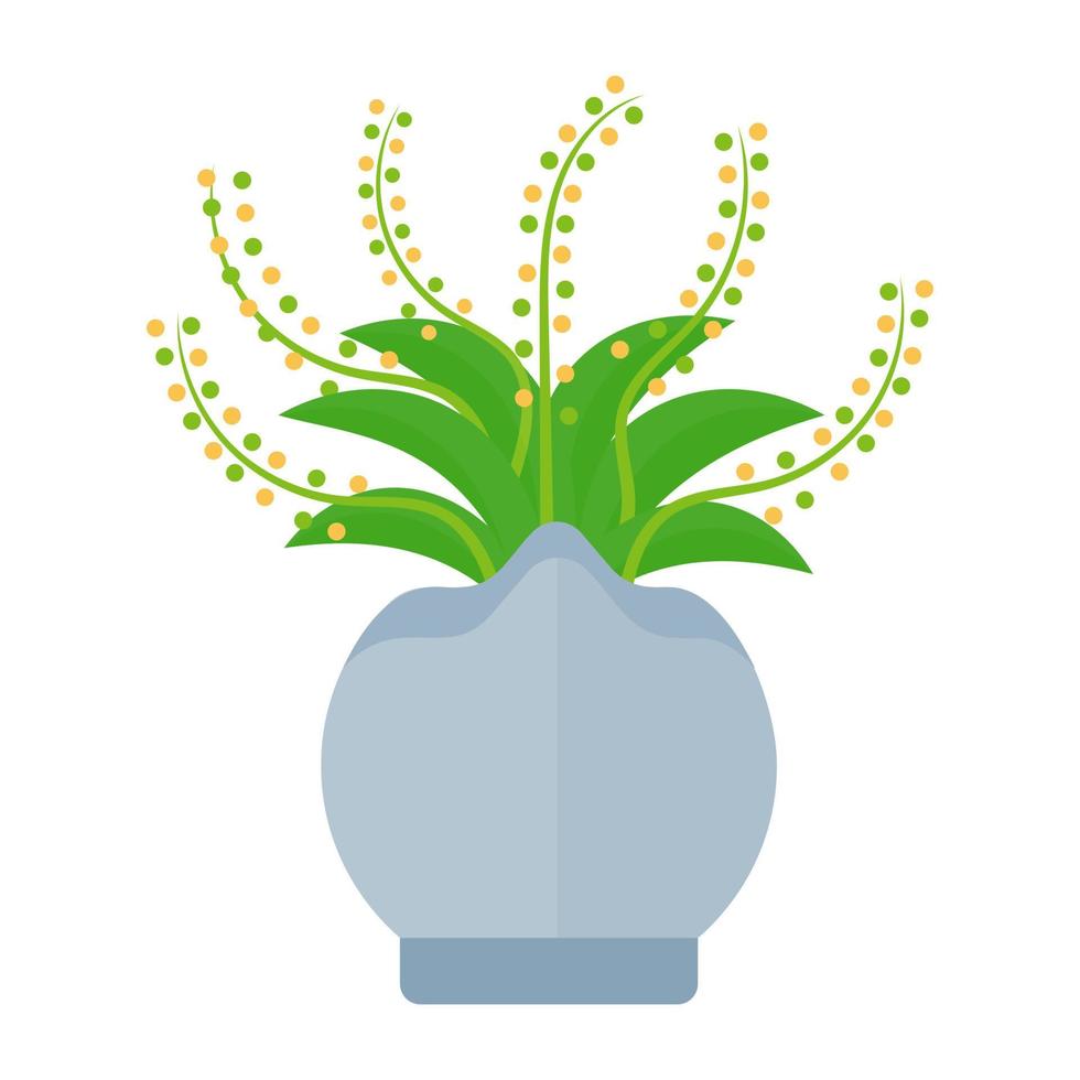 trendy eeuwse plant vector