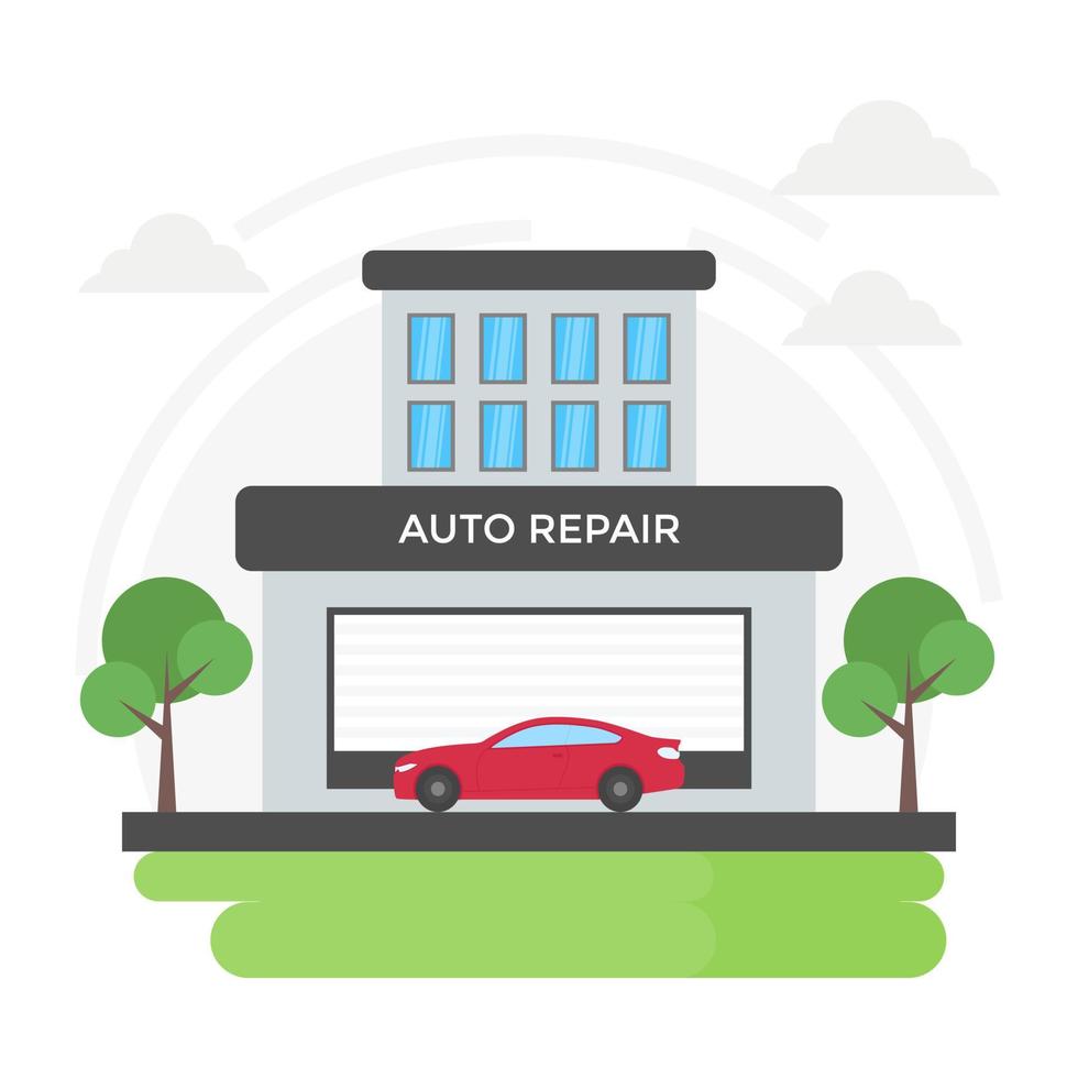 auto reparatie concepten vector