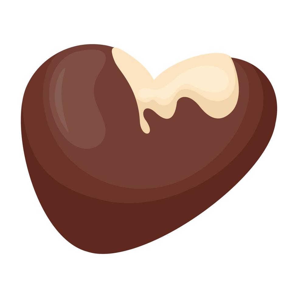 chocoladetruffelconcepten vector