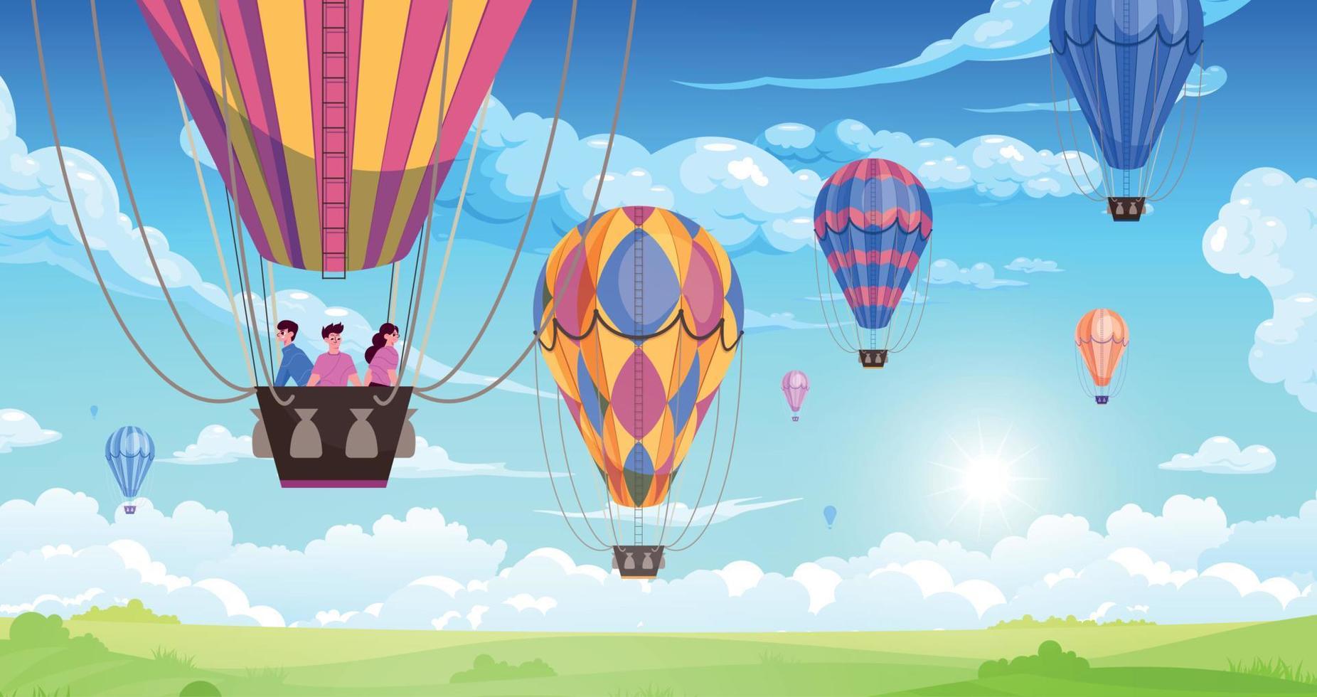 luchtballon illustratie vector