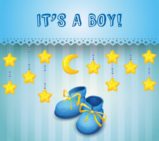 Baby shower uitnodiging vector