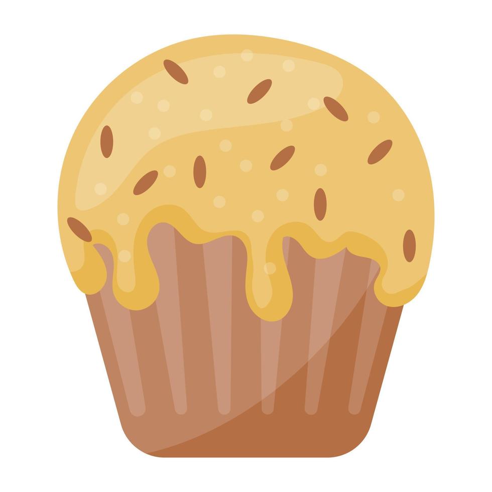 cupcake-ijs vector