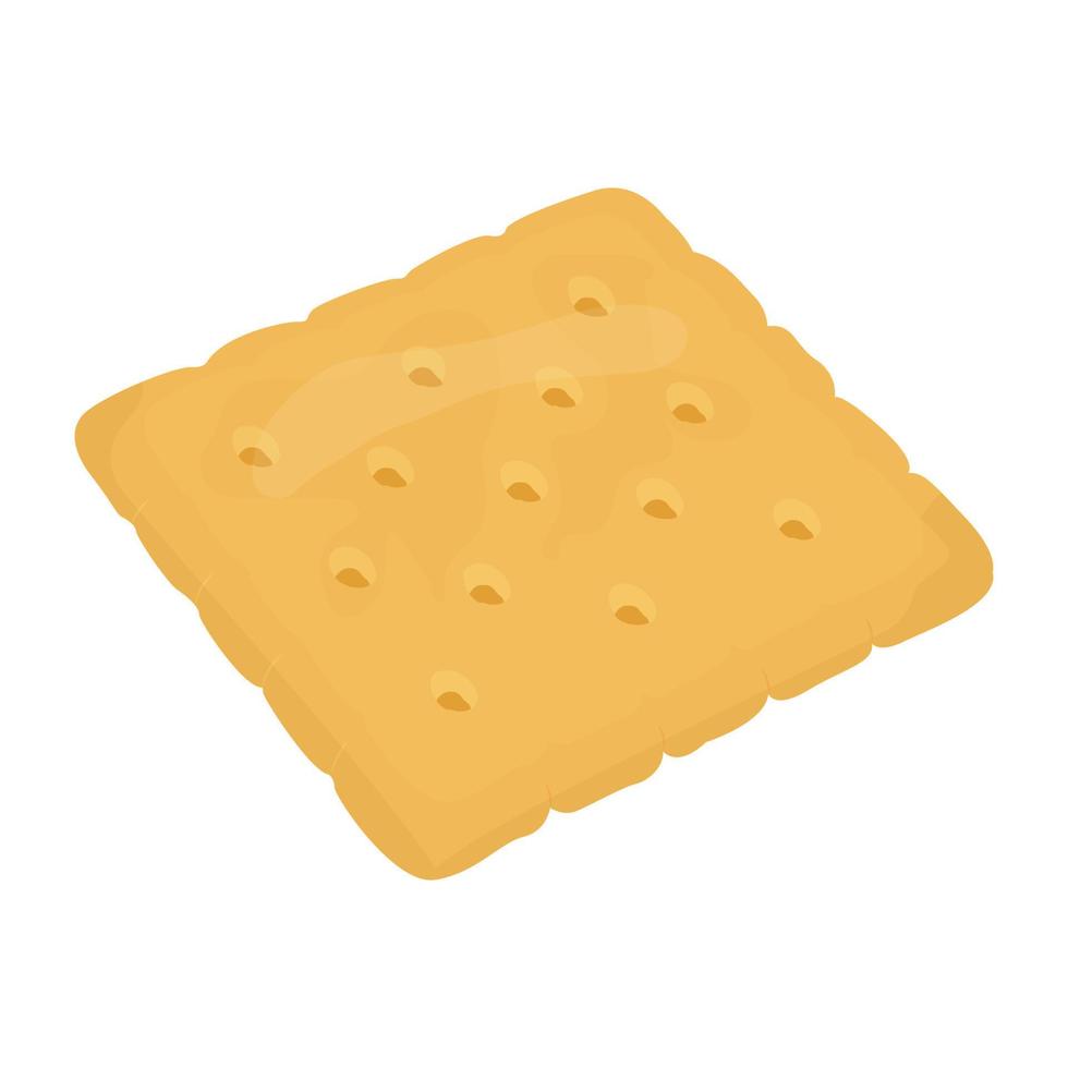 pindakaas koekje vector