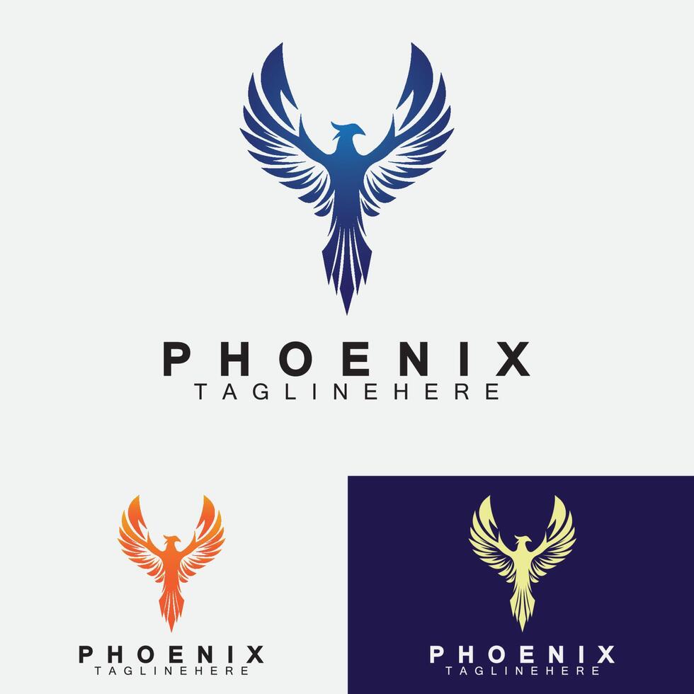 phoenix logo vector illustratie ontwerpsjabloon